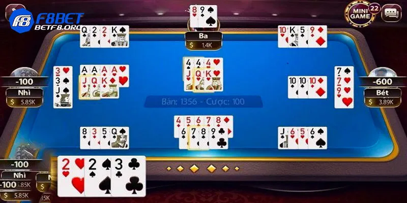 Phỏm Tá Lả - Game Bài Đổi Thưởng Hấp Dẫn Tại Nhà Cái F8bet